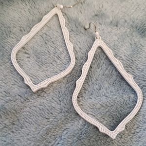 Matte white  Sophee earrings